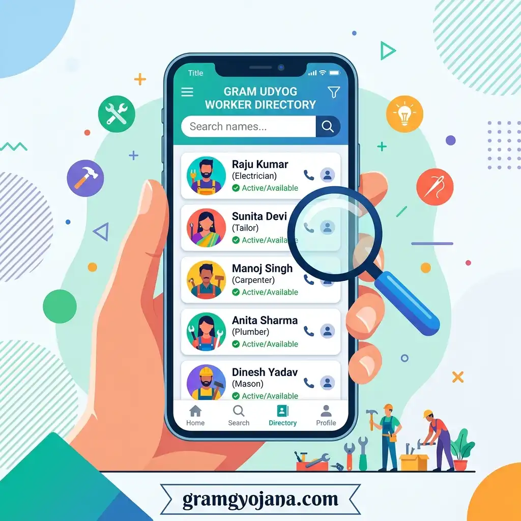 Check Name in VB-G RAM G List Online Infographic - gramgyojana.com